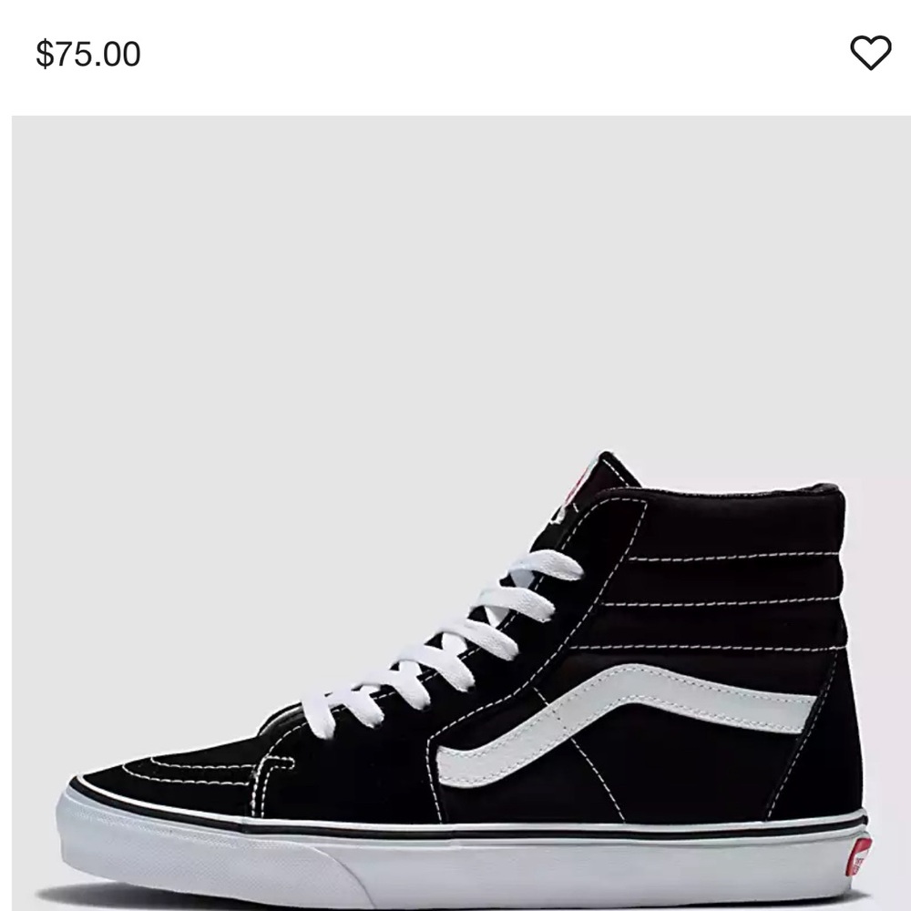 Barely worn Van Sk8- High Shoes